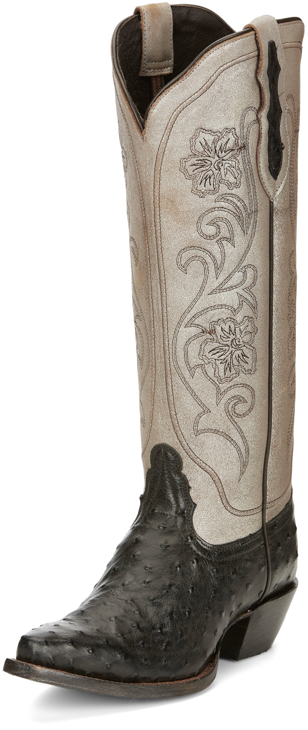 TONY LAMA Boots Tony Lama Women's Vaqueras Ines Full Quill Ostrich Mink Boot - VF3055