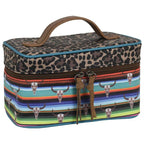 TRENDITIONS Purse Catchfly Women's Serape Steerhead & Cheetah Print Train Accessory Case 2173744