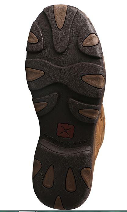 TWISTED X BOOTS Boots Twisted X Men's Distressed Saddle Tan Waterproof Hiker Boots MHKBW01