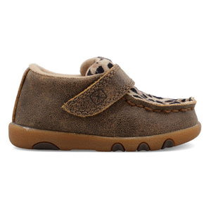 TWISTED X BOOTS Shoes Twisted X Infant Cheetah Print Chukka Driving Mocs ICA0007