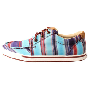 TWISTED X Shoes Twisted X Women's Hooey Loper Blue Multicolor Shoes WHYC023