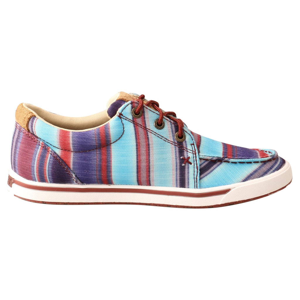 TWISTED X Shoes Twisted X Women's Hooey Loper Blue Multicolor Shoes WHYC023