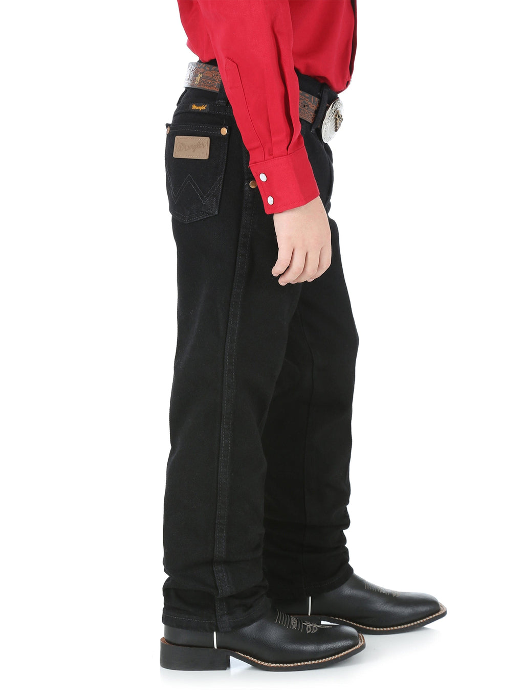 WRANGLER JEANS Jeans Wrangler Boys Cowboy Cut Black Original Fit Jeans 13MWJBK