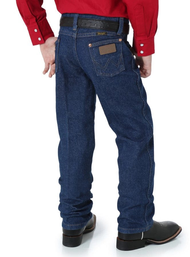 WRANGLER JEANS Jeans Wrangler Boys Prewashed Indigo Cowboy Cut Original Fit Jeans 13MWZBP
