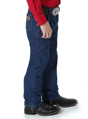 WRANGLER JEANS Jeans Wrangler Boys Prewashed Indigo Cowboy Cut Original Fit Jeans 13MWZBP