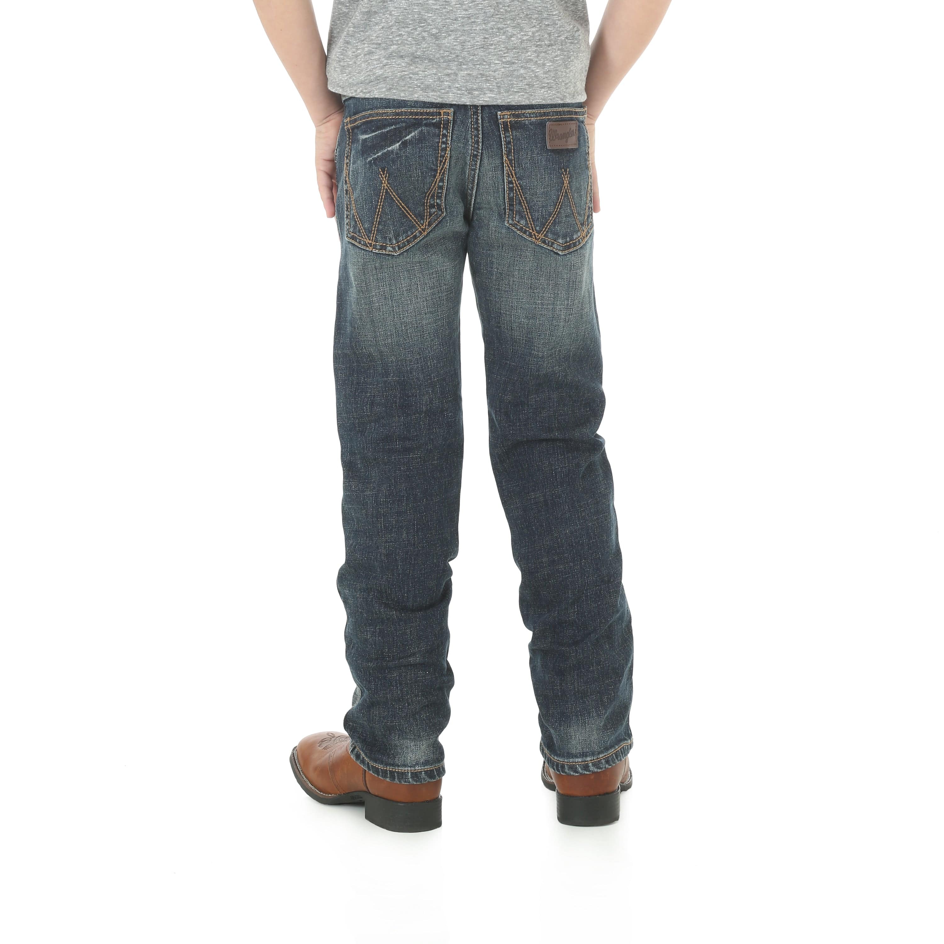 Wrangler Boys Retro Bozeman Slim Straight Jeans 88JWZBZ
