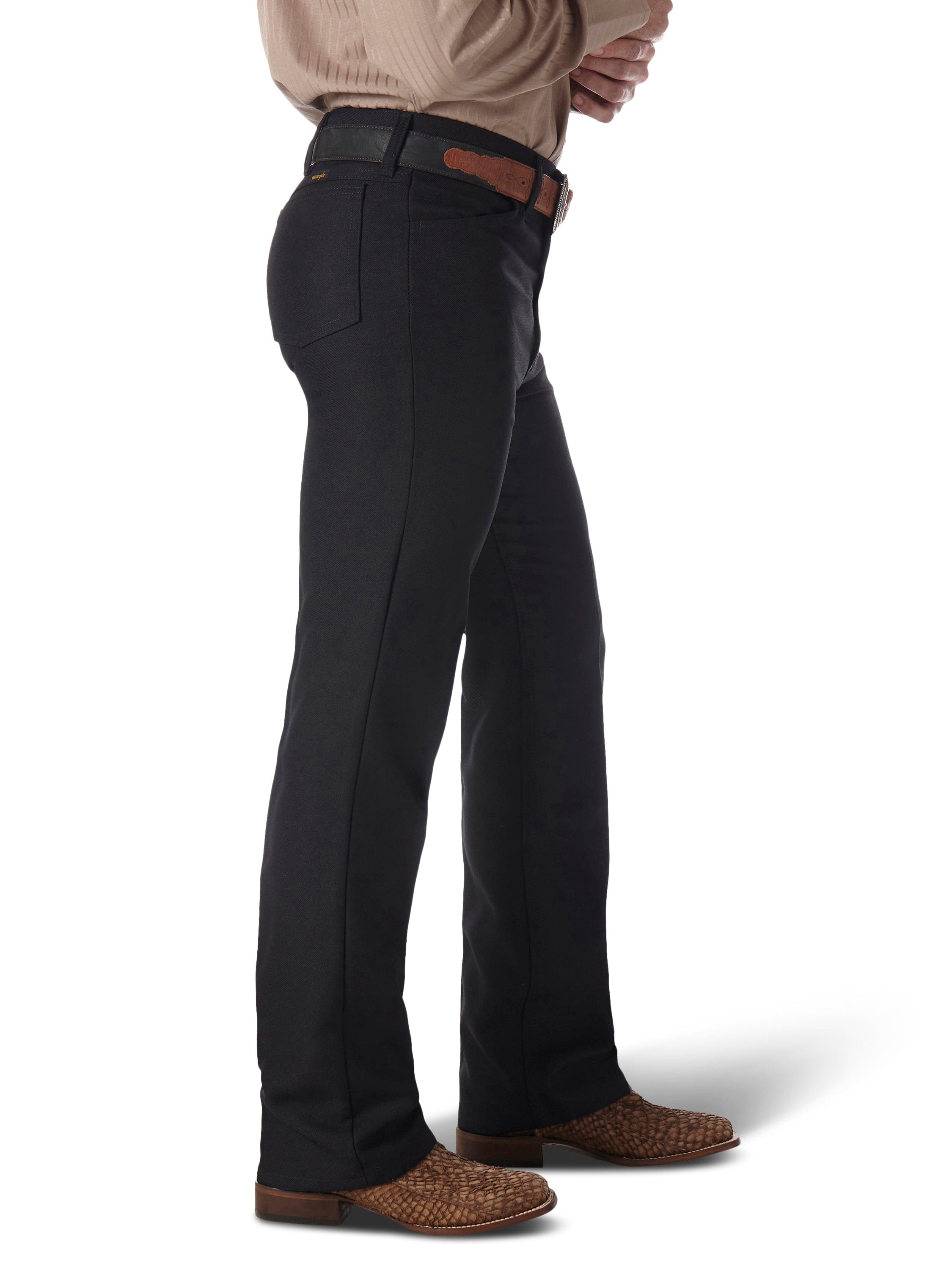 Wrangler Men's Wrancher® Black Dress Jeans 00082BK - Russell's Western  Wear, Inc.