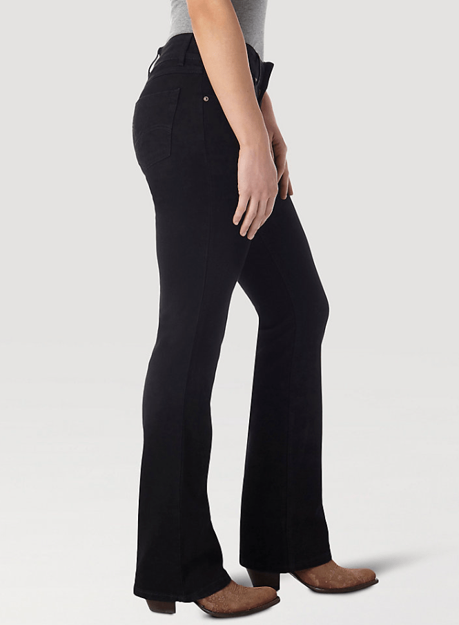 Wrangler Women's Black Bootcut Jeans 09MWZBK – Russell's Western