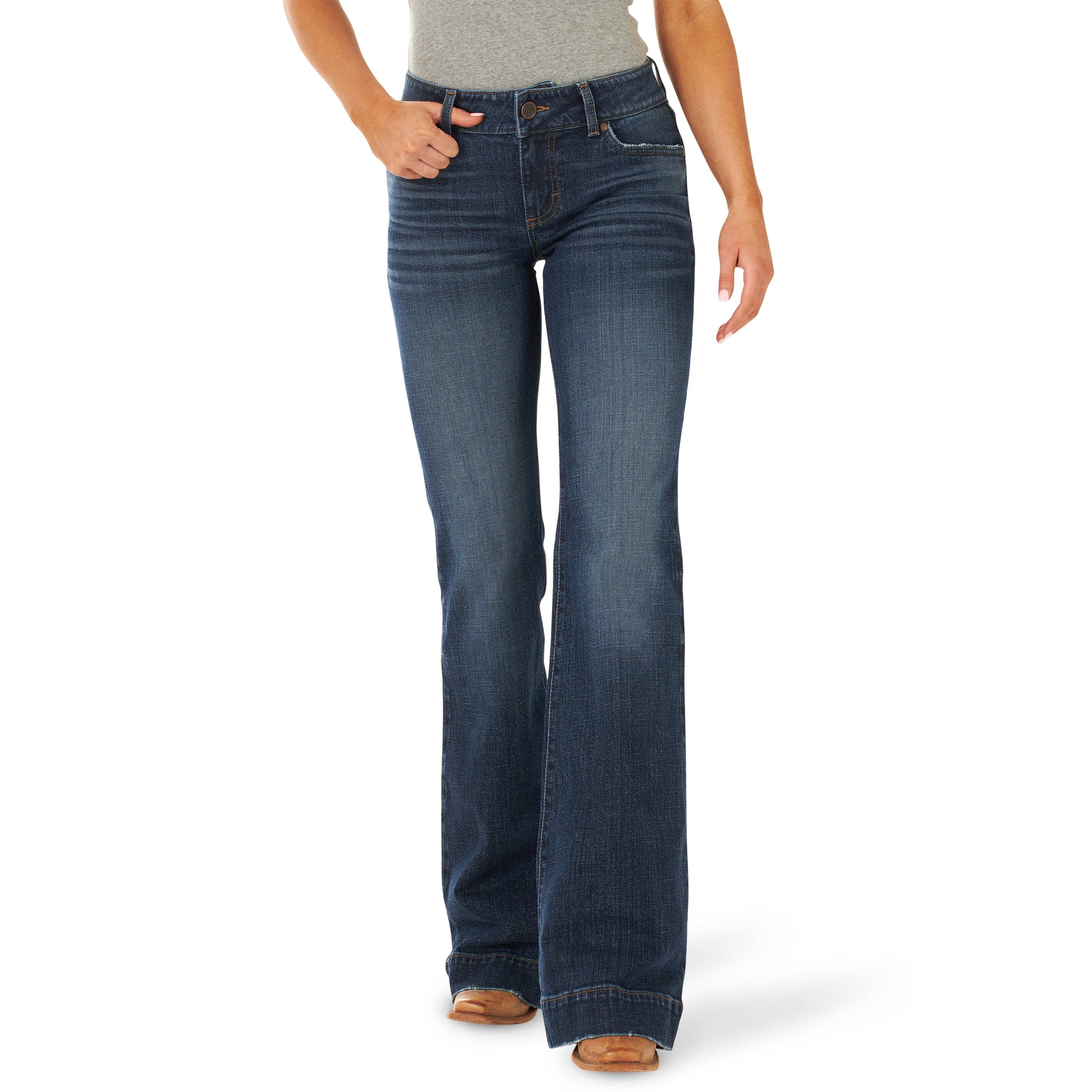 Nudie Jeans Holly Western Pants 70's Blue | Eco-Stylist