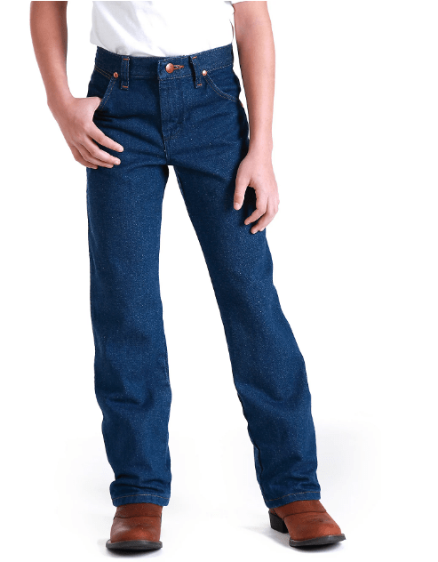 Wrangler Young Men's Cowboy Cut Indigo Wash Original Fit Jeans