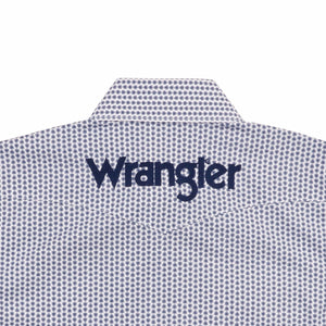 WRANGLER JEANS Shirts Wrangler Boys Logo Atlantic Long Sleeve Western Snap Shirt 112317215