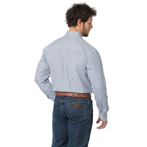 WRANGLER JEANS Shirts Wrangler Men's George Strait Blue Moon Button Down Long Sleeve Shirt 112314984
