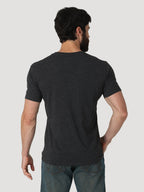 WRANGLER JEANS Shirts Wrangler Men's Mexican Flag Caviar Heather Short Sleeve T-Shirt 112318451