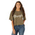 WRANGLER JEANS Shirts Wrangler Women's Retro Rope Logo Olive Graphic Crop Tee 112318822