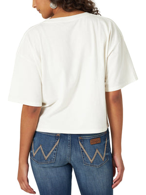 WRANGLER JEANS Shirts Wrangler Women's Retro Short Sleeve "Long Live Cowgirls" Cropped Tee 112318823