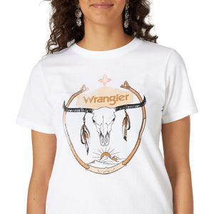 WRANGLER JEANS Shirts Wrangler Women's Retro Steer Head Sunrise Graphic Tee 112318878