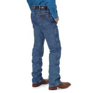Wrangler Jeans Wrangler Men's Premium Performance Jeans Dark Stone Cowboy Cut Slim Fit Jeans 36MWZDS