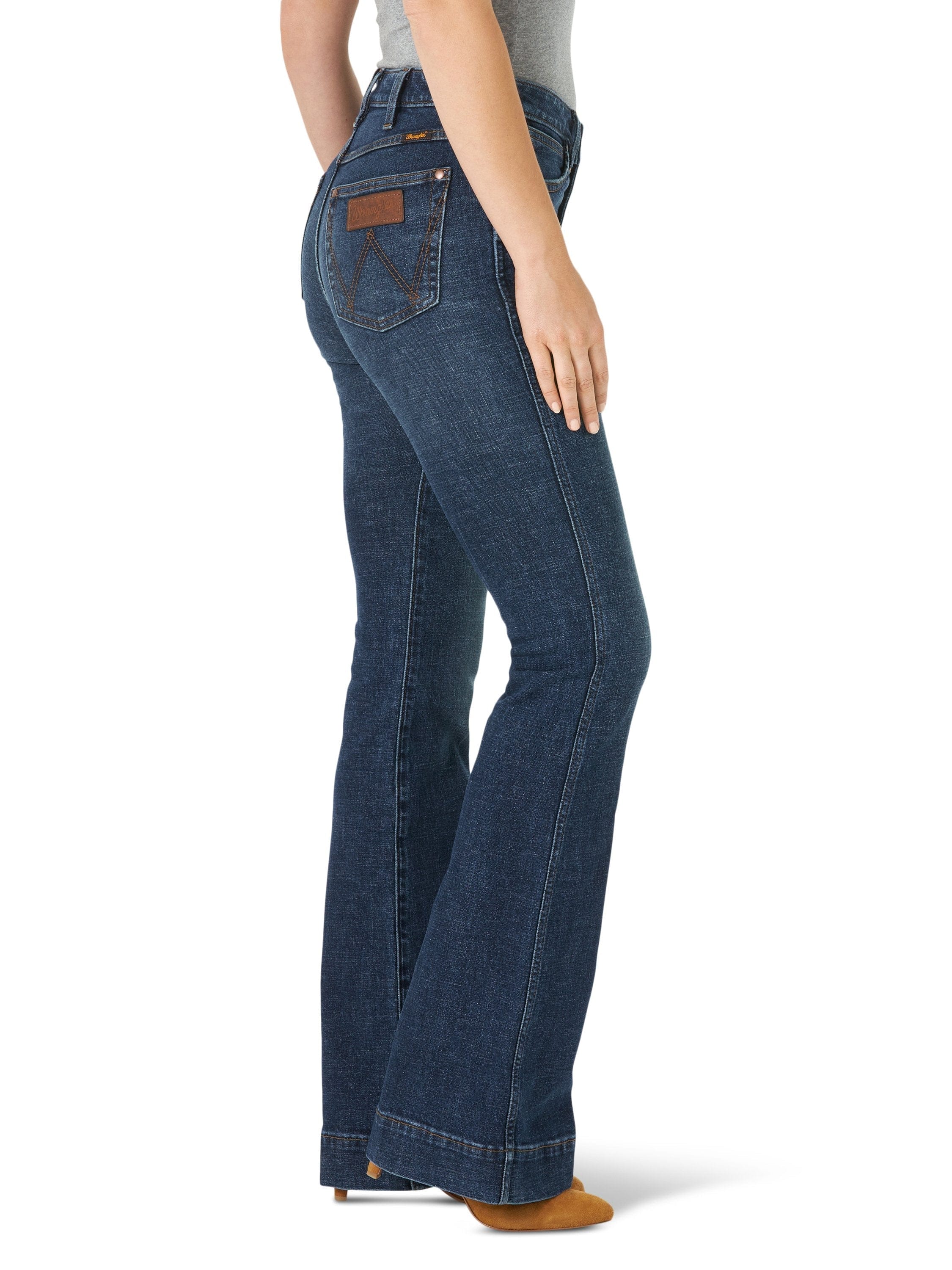Wrangler Women's Retro Sara Green High Rise Trouser Jeans 11MPEPS -  Russell's Western Wear, Inc.