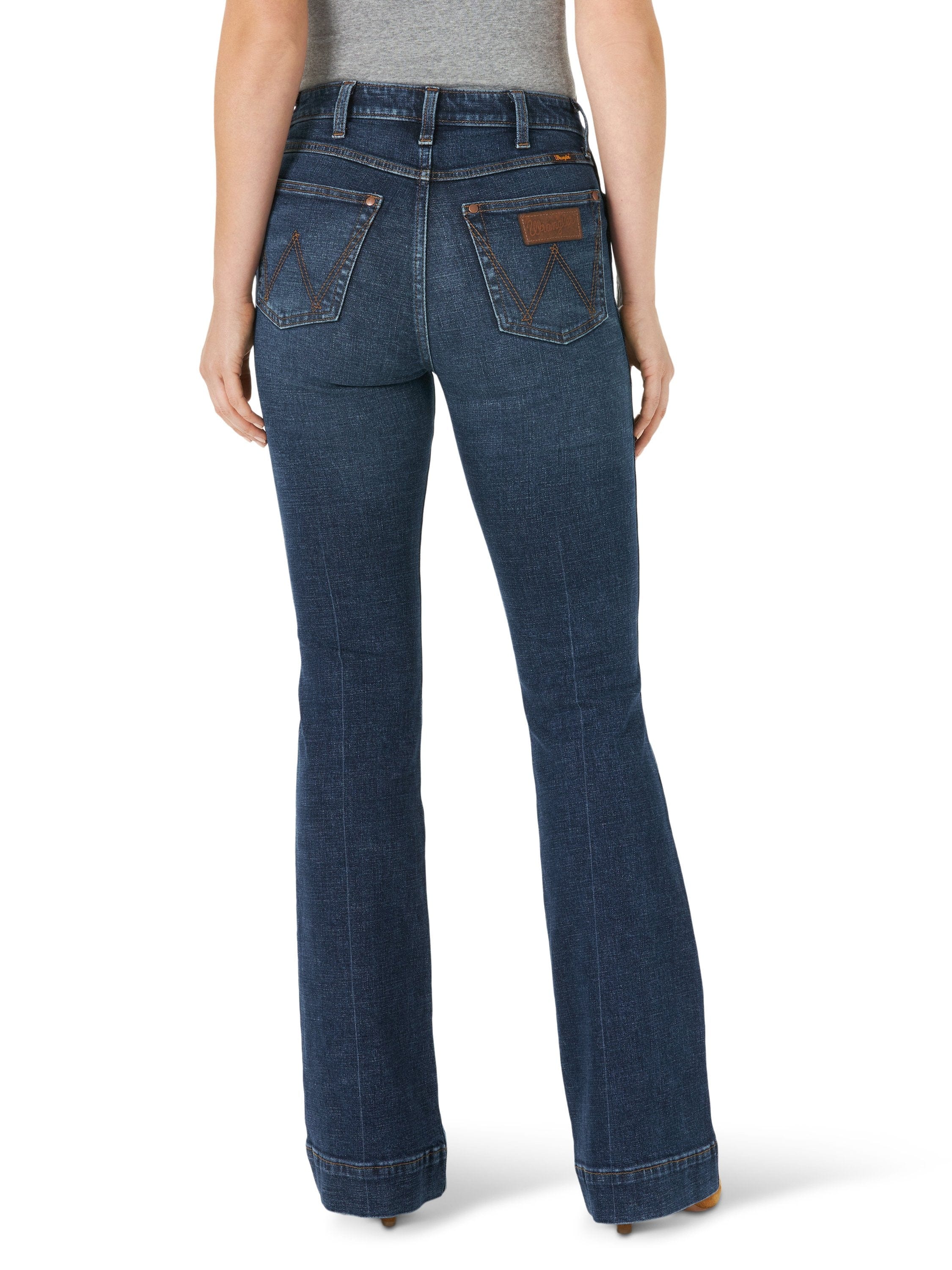 Wrangler Women's Retro Sara Green High Rise Trouser Jeans 11MPEPS